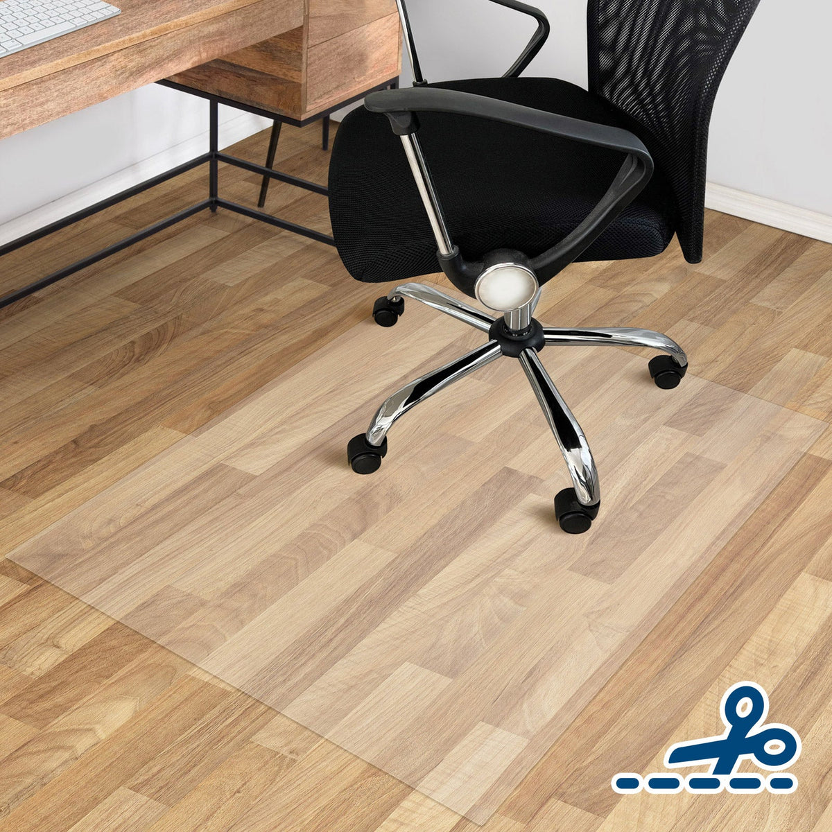 ✂ Bodenschutzmatte für Hartböden | Neo Plus | Transparent