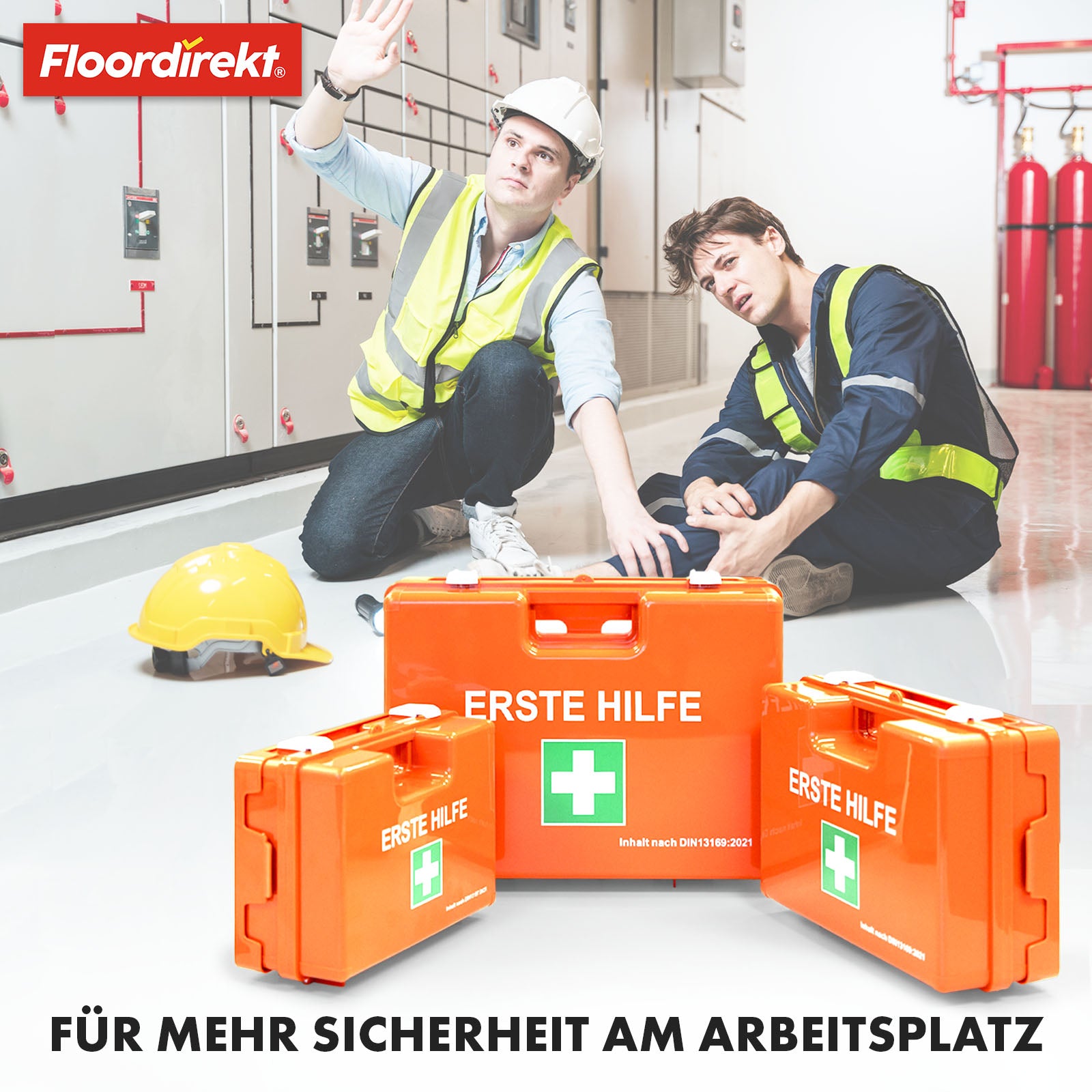 Erste-Hilfe-Koffer | Gross | DIN 13169 | Für grosse Betriebe