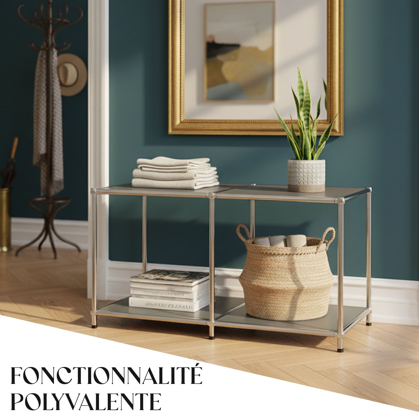 Metallregal | Concept Epure MK-016 | Sideboard & Ablageregal mit offenen Flächen | In mehreren Farben erhältlich