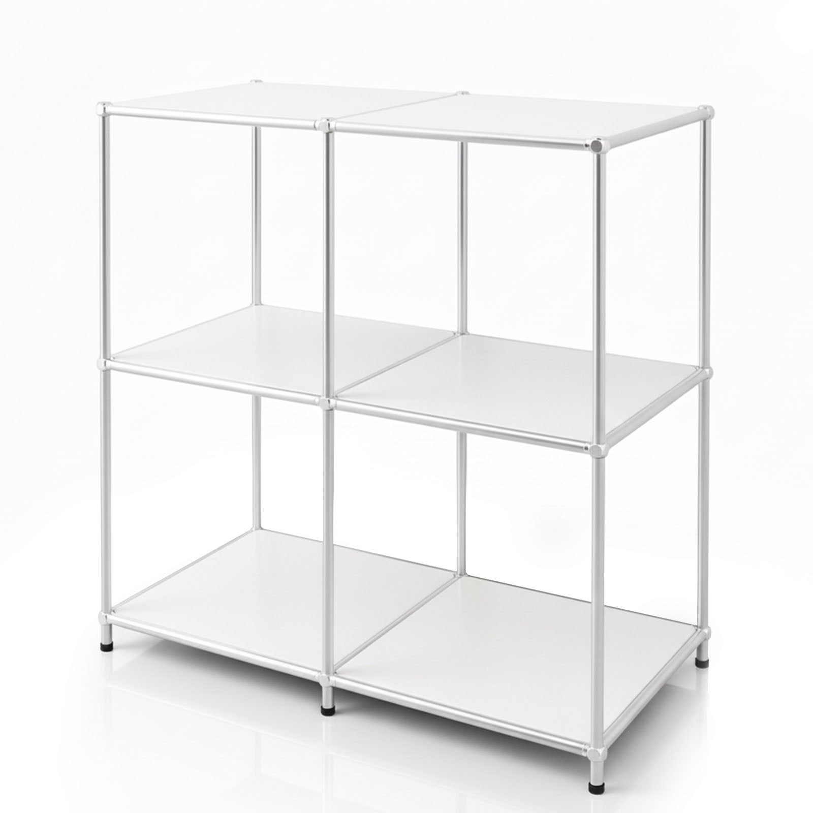 Metallregal | Concept Epure MK-027 | Offenes 3-stöckiges Sideboard & Ablageregal | In mehreren Farben erhältlich
