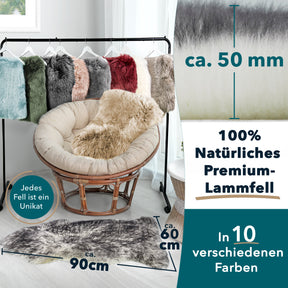 Schaffell Audrey | Zertifizierte Premium-Qualität | Individuell einsetzbar | In verschiedenen Farben