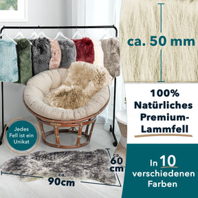 Schaffell Audrey | Zertifizierte Premium-Qualität | Individuell einsetzbar | In verschiedenen Farben