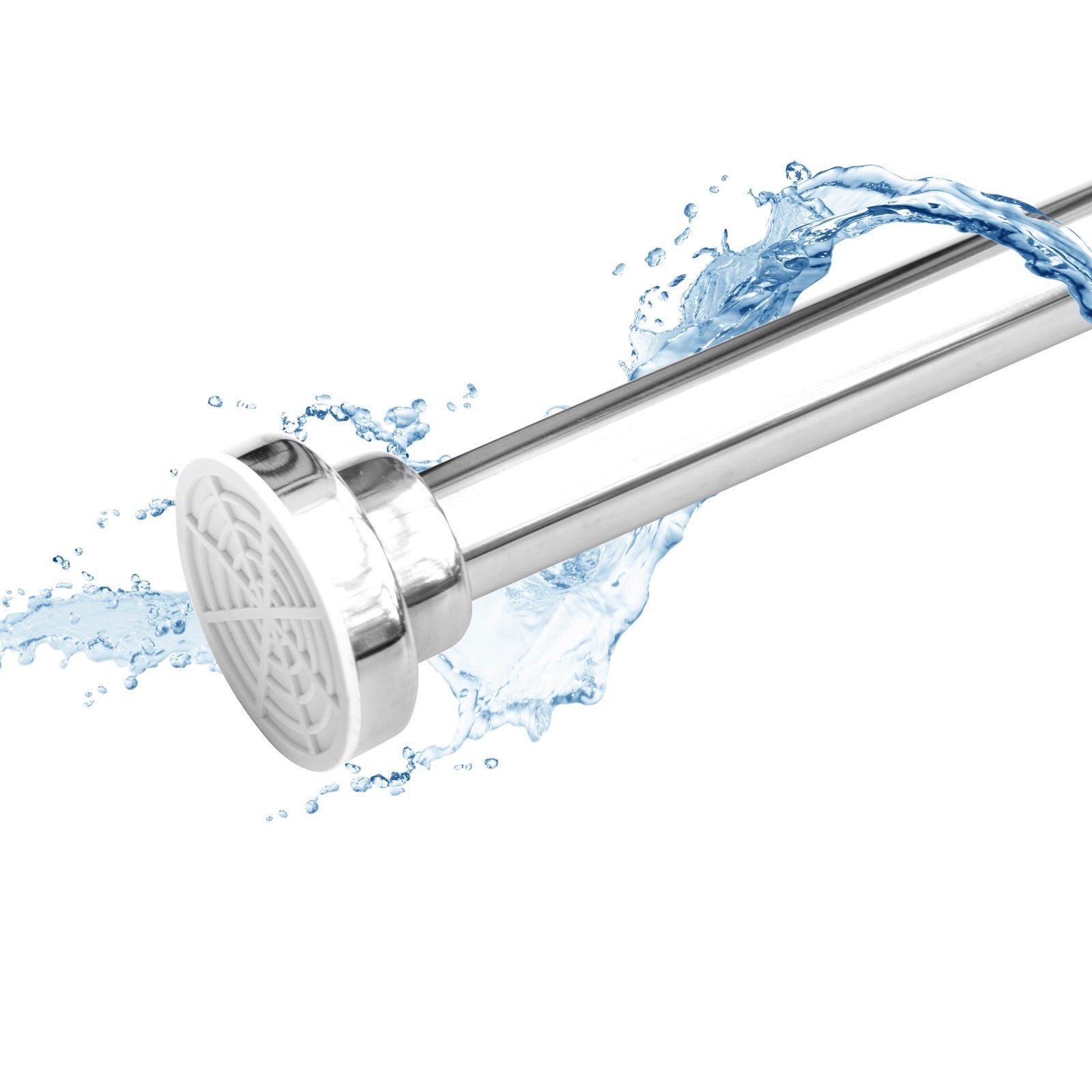 Duschvorhangstange Verstellbar 107-183cm - 3-in-1 Montage Ohne Bohren