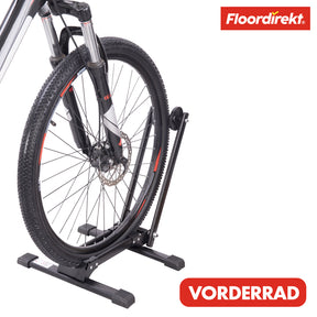 Fahrradständer Bodenparker | Finn | Faltbarer Stahlständer für Räder von 20" bis 29" | Platzsparend und Stabil