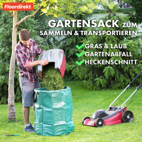 Gartenabfallsack 3er Set | Vielseitige Lösung für Gartenabfälle und Aufbewahrung | Stabil, Selbststehend & Wasserabweisend