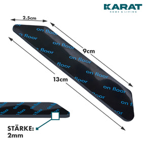 Antirutschunterlage für Teppich | Louis | Rutschfeste Teppich-Unterlage | 2,5 x 13 cm | 24 Stück