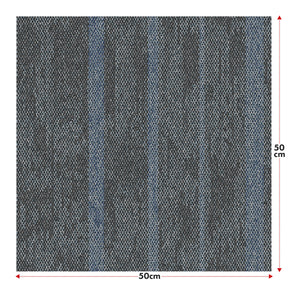 Teppichfliesen | Zürich | 50 x 50 cm | Ideal für Büro & Wohnräume | Hochwertige Designfliesen in 4 Farben