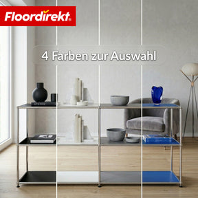Metallregal | Concept Epure MK-018 | 3 Ablagen Standregal | Sideboard & Lowboard | Offenes Bücherregal