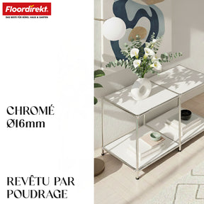 Metallregal | Concept Epure MK-016 | Sideboard & Ablageregal mit offenen Flächen | In mehreren Farben erhältlich