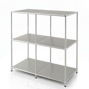 Metallregal | Concept Epure MK-027 | Offenes 3-stöckiges Sideboard & Ablageregal | In mehreren Farben erhältlich