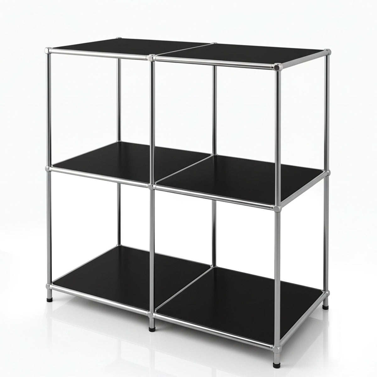 Metallregal | Concept Epure MK-027 | Offenes 3-stöckiges Sideboard & Ablageregal | In mehreren Farben erhältlich