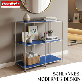 Metallregal | Concept Epure MK-027 | Offenes 3-stöckiges Sideboard & Ablageregal | In mehreren Farben erhältlich