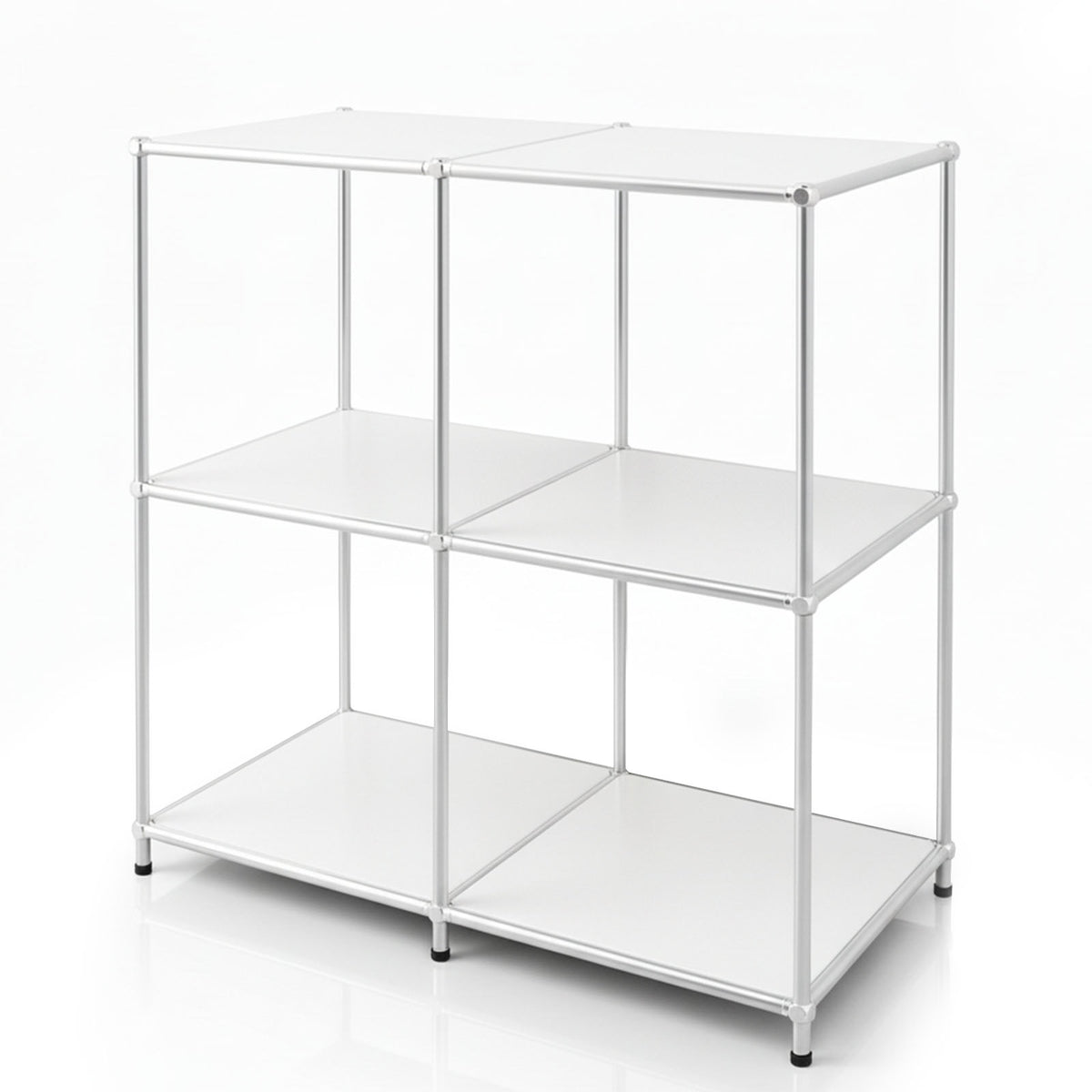 Metallregal | Concept Epure MK-027 | Offenes 3-stöckiges Sideboard & Ablageregal | In mehreren Farben erhältlich