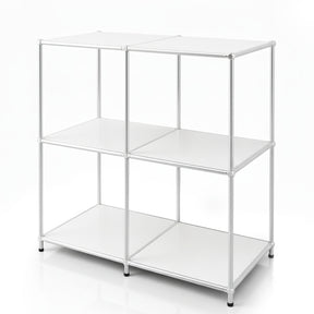Metallregal | Concept Epure MK-027 | Offenes 3-stöckiges Sideboard & Ablageregal | In mehreren Farben erhältlich