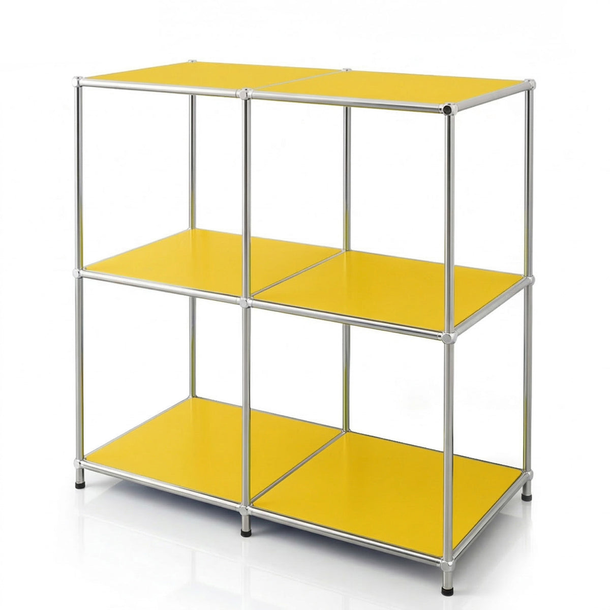Metallregal | Concept Epure MK-027 | Offenes 3-stöckiges Sideboard & Ablageregal | In mehreren Farben erhältlich