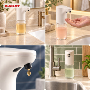 Automatischer Flüssigseifenspender | Elara | Berührungsloser Sensorspender für Flüssigseife | 300 ml | 5 Farben