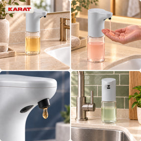 Automatischer Flüssigseifenspender | Elara | Berührungsloser Sensorspender für Flüssigseife | 300 ml | 5 Farben