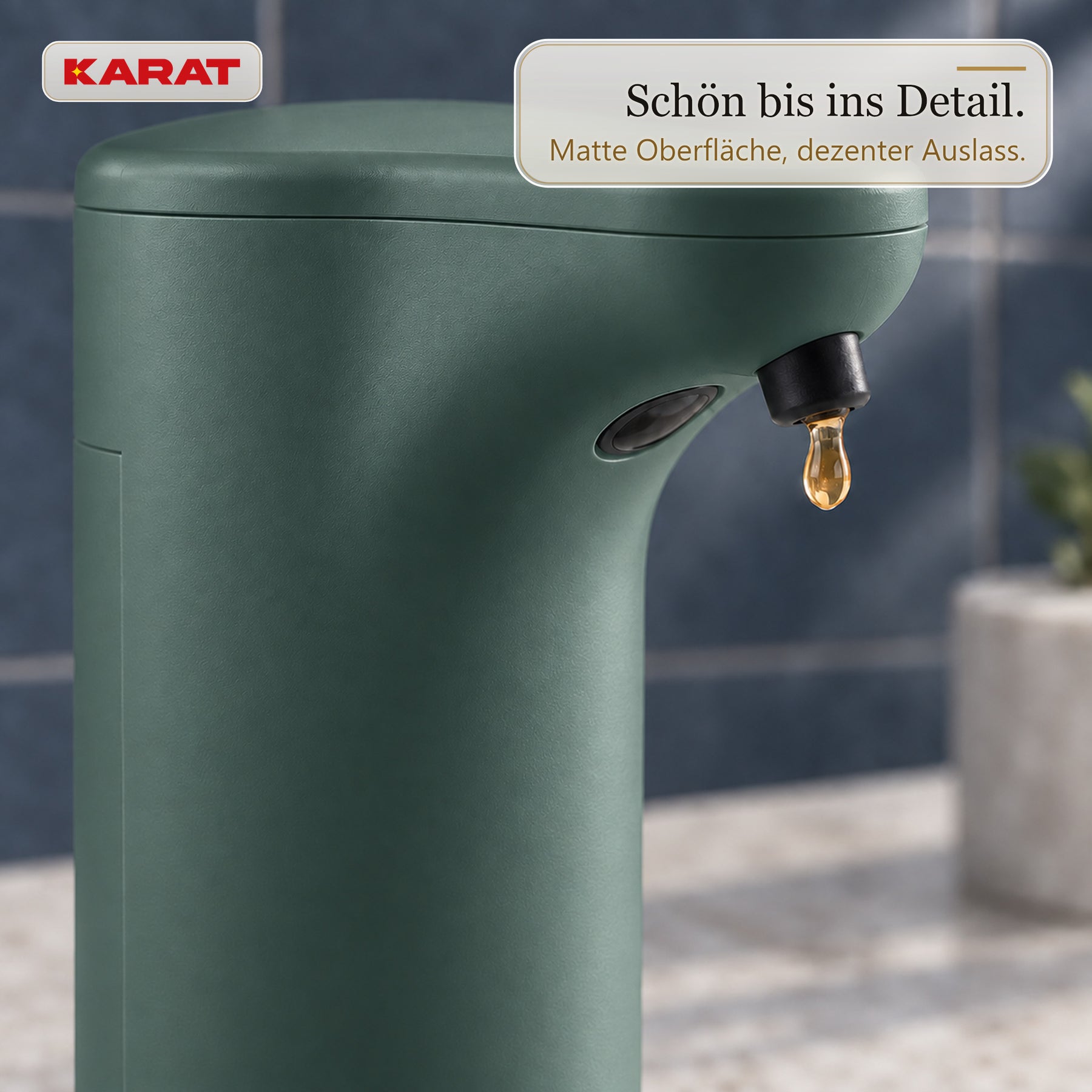 Automatischer Flüssigseifenspender | Elara | Berührungsloser Sensorspender für Flüssigseife | 300 ml | 5 Farben