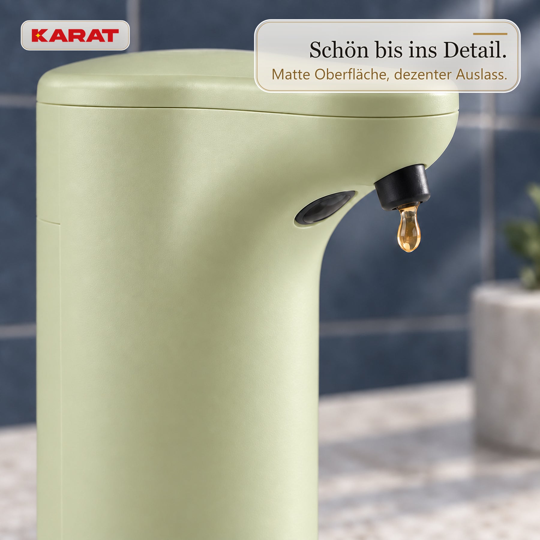 Automatischer Flüssigseifenspender | Elara | Berührungsloser Sensorspender für Flüssigseife | 300 ml | 5 Farben