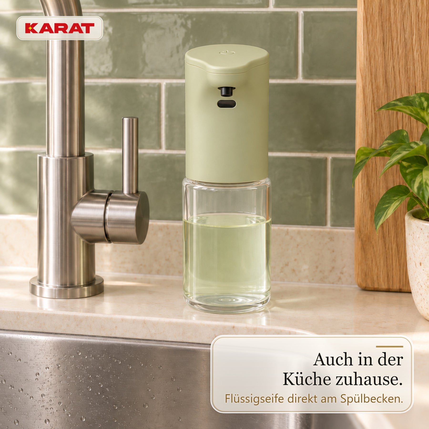 Automatischer Flüssigseifenspender | Elara | Berührungsloser Sensorspender für Flüssigseife | 300 ml | 5 Farben