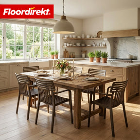 Gartenstuhl | Sitwell | Stapelbarer Designstuhl wetterfest & UV-beständig für Garten, Balkon & Terrasse