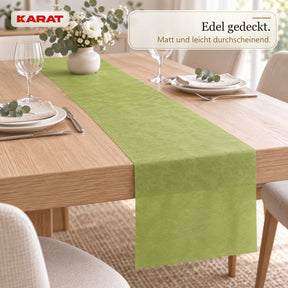 Tischläufer | Grace | Mattes Dekovlies aus PET-Fasern | 30 cm x 25 m Rolle | 16 Farben