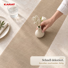 Tischläufer | Grace | Mattes Dekovlies aus PET-Fasern | 30 cm x 25 m Rolle | 16 Farben