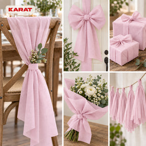 Tischläufer | Grace | Mattes Dekovlies aus PET-Fasern | 30 cm x 25 m Rolle | 16 Farben