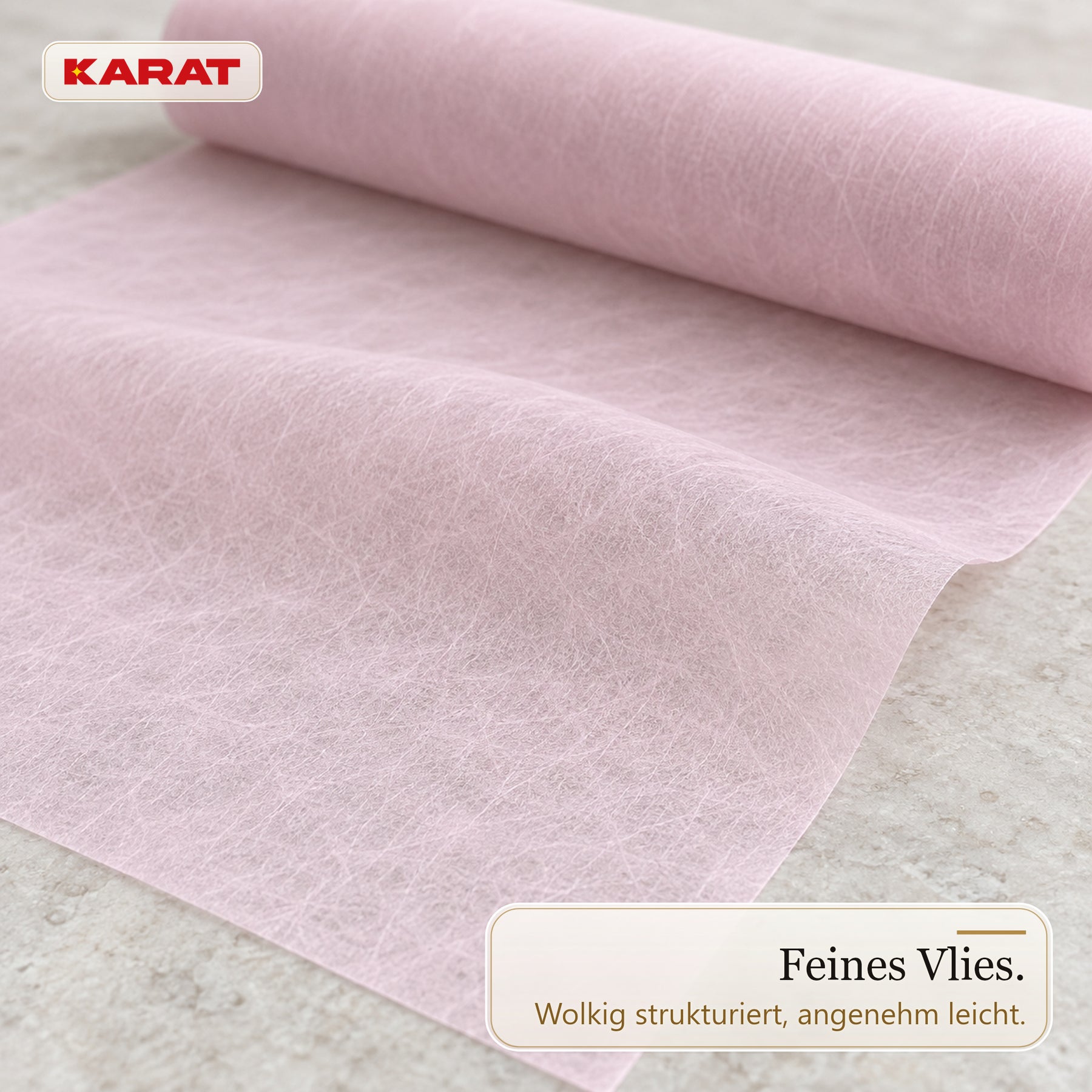 Tischläufer | Grace | Mattes Dekovlies aus PET-Fasern | 30 cm x 25 m Rolle | 16 Farben