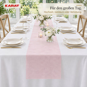 Tischläufer | Grace | Mattes Dekovlies aus PET-Fasern | 30 cm x 25 m Rolle | 16 Farben