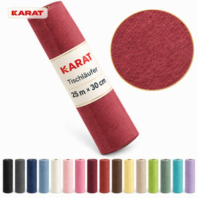 Tischläufer | Grace | Mattes Dekovlies aus PET-Fasern | 30 cm x 25 m Rolle | 16 Farben