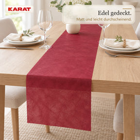 Tischläufer | Grace | Mattes Dekovlies aus PET-Fasern | 30 cm x 25 m Rolle | 16 Farben