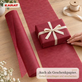 Tischläufer | Grace | Mattes Dekovlies aus PET-Fasern | 30 cm x 25 m Rolle | 16 Farben