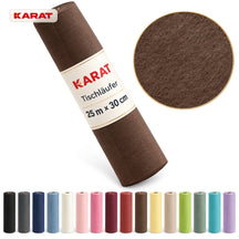 Tischläufer | Grace | Mattes Dekovlies aus PET-Fasern | 30 cm x 25 m Rolle | 16 Farben