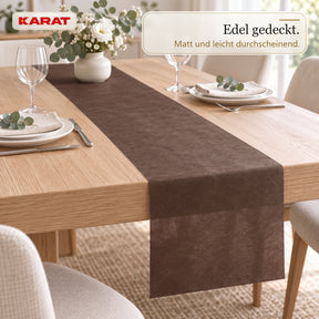 Tischläufer | Grace | Mattes Dekovlies aus PET-Fasern | 30 cm x 25 m Rolle | 16 Farben
