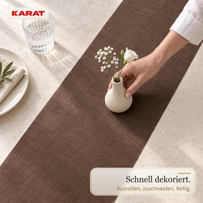 Tischläufer | Grace | Mattes Dekovlies aus PET-Fasern | 30 cm x 25 m Rolle | 16 Farben