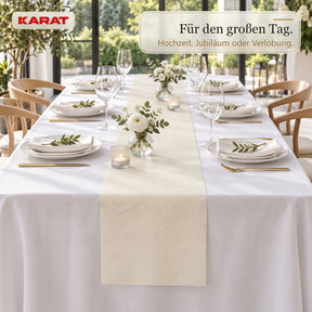 Tischläufer | Grace | Mattes Dekovlies aus PET-Fasern | 30 cm x 25 m Rolle | 16 Farben