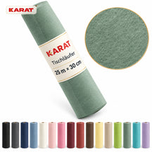 Tischläufer | Grace | Mattes Dekovlies aus PET-Fasern | 30 cm x 25 m Rolle | 16 Farben