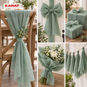 Tischläufer | Grace | Mattes Dekovlies aus PET-Fasern | 30 cm x 25 m Rolle | 16 Farben
