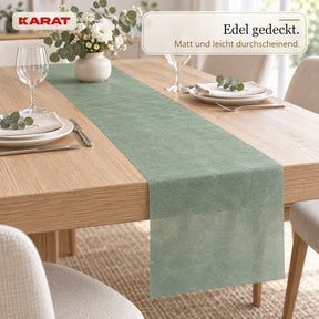 Tischläufer | Grace | Mattes Dekovlies aus PET-Fasern | 30 cm x 25 m Rolle | 16 Farben