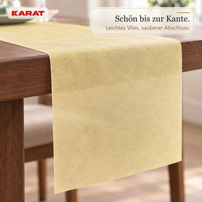 Tischläufer | Grace | Mattes Dekovlies aus PET-Fasern | 30 cm x 25 m Rolle | 16 Farben