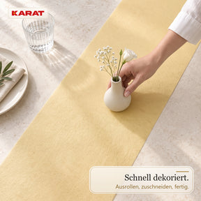 Tischläufer | Grace | Mattes Dekovlies aus PET-Fasern | 30 cm x 25 m Rolle | 16 Farben