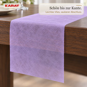 Tischläufer | Grace | Mattes Dekovlies aus PET-Fasern | 30 cm x 25 m Rolle | 16 Farben