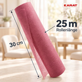 Tischläufer | Grace | Mattes Dekovlies aus PET-Fasern | 30 cm x 25 m Rolle | 16 Farben