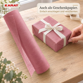 Tischläufer | Grace | Mattes Dekovlies aus PET-Fasern | 30 cm x 25 m Rolle | 16 Farben