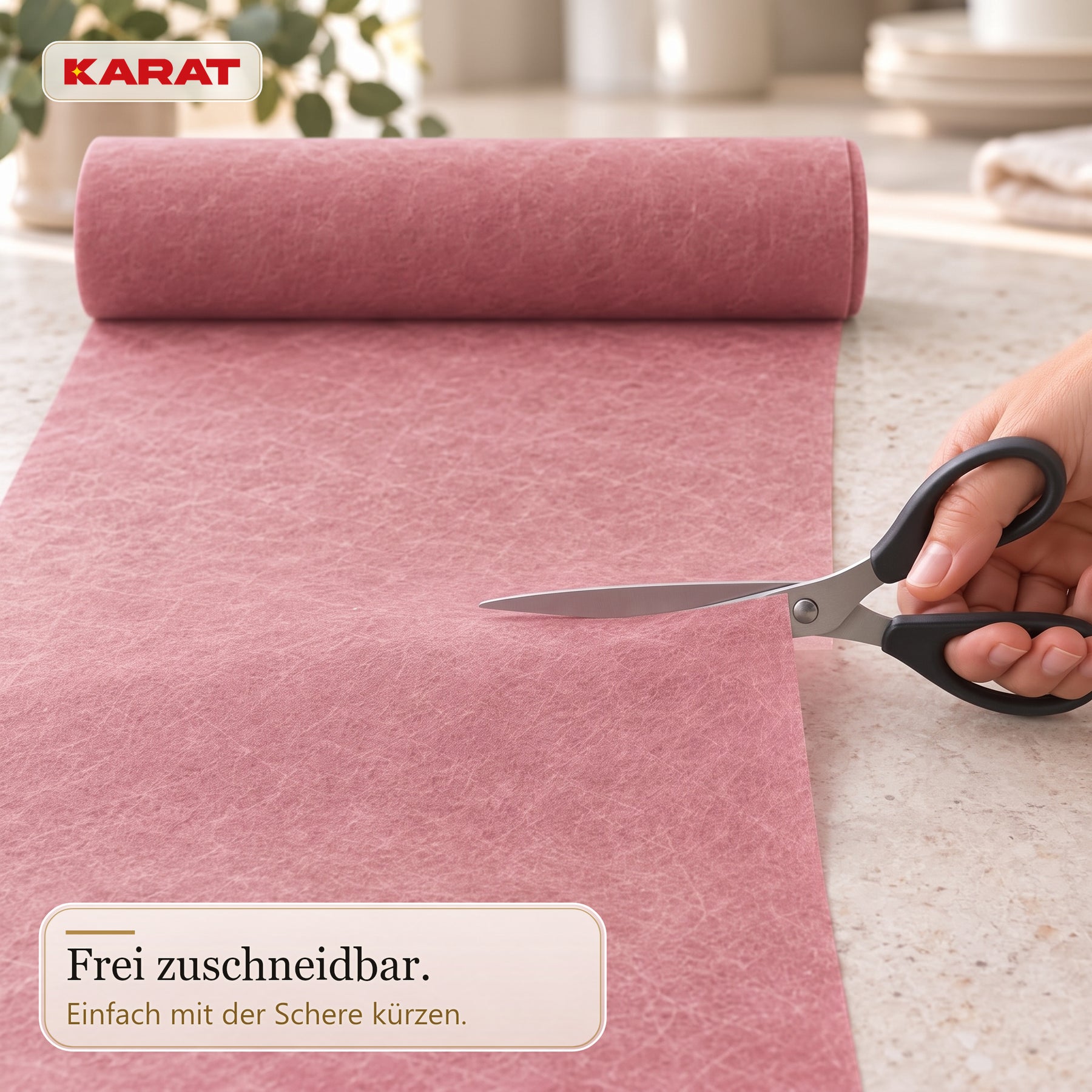 Tischläufer | Grace | Mattes Dekovlies aus PET-Fasern | 30 cm x 25 m Rolle | 16 Farben