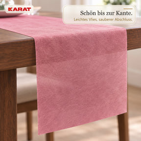 Tischläufer | Grace | Mattes Dekovlies aus PET-Fasern | 30 cm x 25 m Rolle | 16 Farben