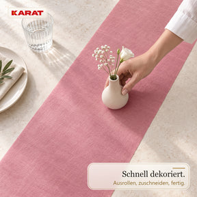 Tischläufer | Grace | Mattes Dekovlies aus PET-Fasern | 30 cm x 25 m Rolle | 16 Farben