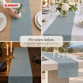 Tischläufer | Grace | Mattes Dekovlies aus PET-Fasern | 30 cm x 25 m Rolle | 16 Farben