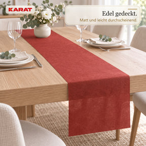 Tischläufer | Grace | Mattes Dekovlies aus PET-Fasern | 30 cm x 25 m Rolle | 16 Farben